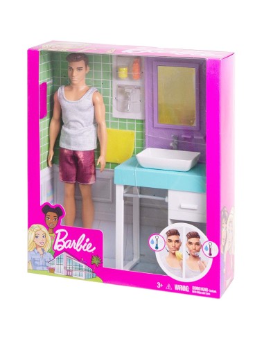 Barbie - The Barber of Ken playset MATFYK51/FYK53 Mattel | Futurartshop.com