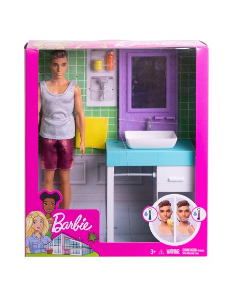 Barbie - The Barber of Ken playset MATFYK51/FYK53 Mattel | Futurartshop.com