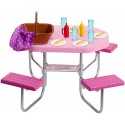 Barbie - Meble ogrodowe Stół piknikowy z akcesoriami FXG37/FXG40 Mattel- Futurartshop.com