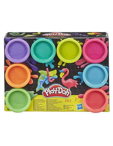 play-doh neon starter con 8 mini barattoli HASE5044EU40/E5063 Hasbro | Futurartshop.com