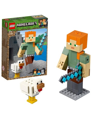 Lego 21149 maxi-figure minecraft di alex con gallina LEG6251773 Lego | Futurartshop.com