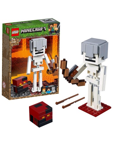 Lego 21150 maxi-figure minecraft dello scheletro con cubo LEG6251775 Lego | Futurartshop.com