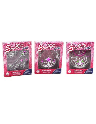 Gioielli reali tiara con accessori 3 modelli GLO32643 Globo | Futurartshop.com