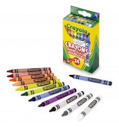 Package of 24 wax crayons 158527 Crayola- Futurartshop.com