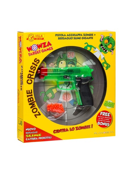 Gun Set with target slime zombie crisis big VIL4510 Villa Giocattoli | Futurartshop.com