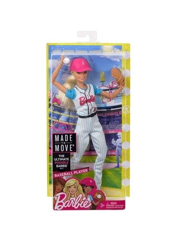 Bambola barbie giocatrice di baseball super snodata MATDVF68/FRL98 Mattel | Futurartshop.com