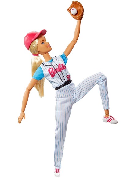 Bambola barbie giocatrice di baseball super snodata MATDVF68/FRL98 Mattel | Futurartshop.com