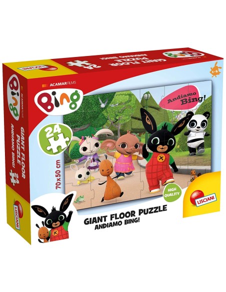 Bing my first Puzzle - let's Go Bing 24 pieces LIS74709 Lisciani | Futurartshop.com