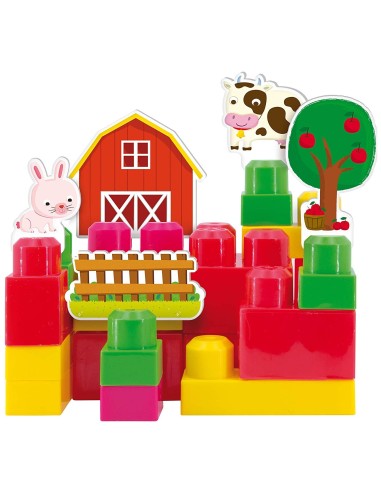 The buildings of the small carrot farm LIS72309 Lisciani | Futurartshop.com