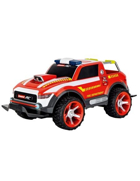 Jeep radiocomandata dei vigili del fuoco STA370142035 Carrera go | Futurartshop.com