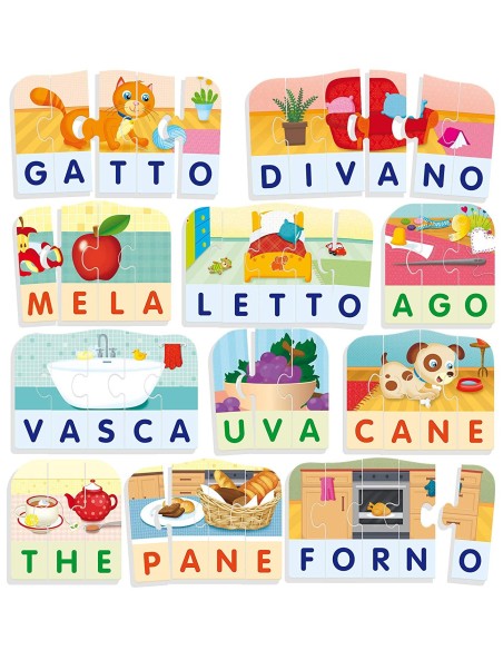 Life skills my first words, my house LIS72514 Lisciani | Futurartshop.com