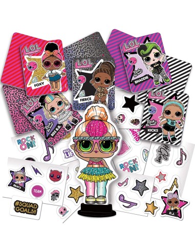 LOL surprise crea i tuoi stickers and cards LIS73788 Lisciani | Futurartshop.com