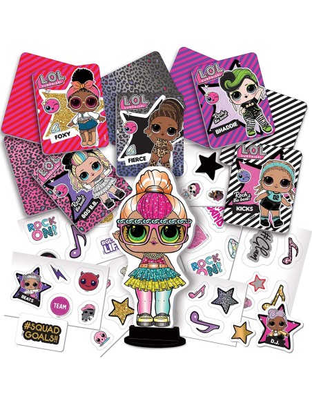 LOL surprise create your own stickers and cards LIS73788 Lisciani | Futurartshop.com