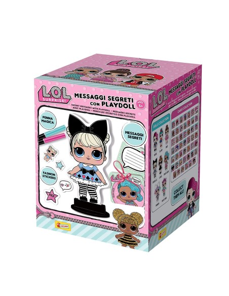 Lol surprise secret messages with playdoll 4 models LIS69460 Lisciani | Futurartshop.com