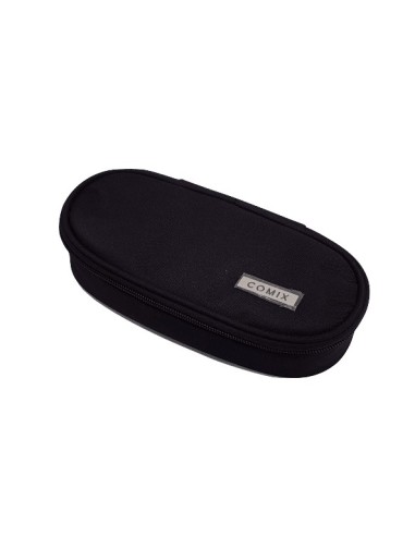 Oval Pencil Case Monocolour Black School PAN60202/1 Panini | Futurartshop.com