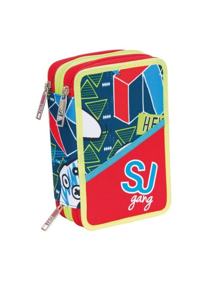 SJ Gang - Astuccio 3 zip - blu-rosso SEV3C2011901/2 Seven | Futurartshop.com