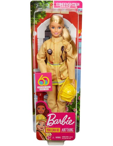 Barbie Carriere - Pompiera 60 anniversario MATGFX23/GFX29 Mattel | Futurartshop.com
