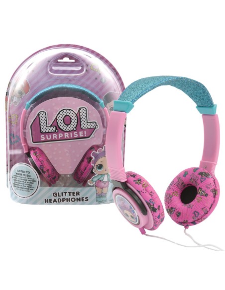 LoL Surprise - stereo Headphones with wire Glittered GIOLLD09000 Giochi Preziosi | Futurartshop.com