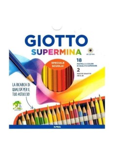 18 matite in grafite colorate HB e 2B ARV236300 Giotto | Futurartshop.com