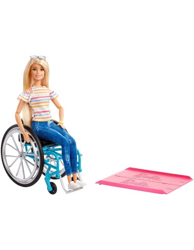 Barbie con sedia a rotelle MATGGL22 Mattel | Futurartshop.com