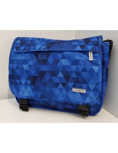 Comix mini shoulder bag messenger all-over diamond pattern blue PAN60149/1 Panini | Futurartshop.com