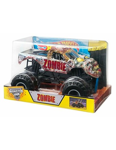 Hot Wheels - Vehicle Monster Jam Zombie Scale 1:24 white TOYCBY61/BGH24 Mattel | Futurartshop.com
