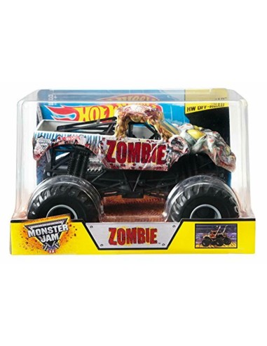 Hot Wheels - Vehicle Monster Jam Zombie Scale 1:24 white TOYCBY61/BGH24 Mattel | Futurartshop.com