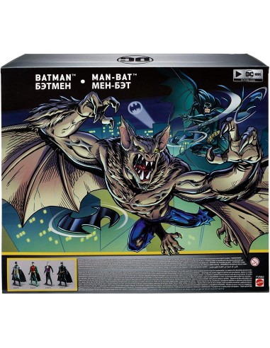 DC Comics - Characters-Batman vs. Man-Bat TOYFVM63 Mattel | Futurartshop.com