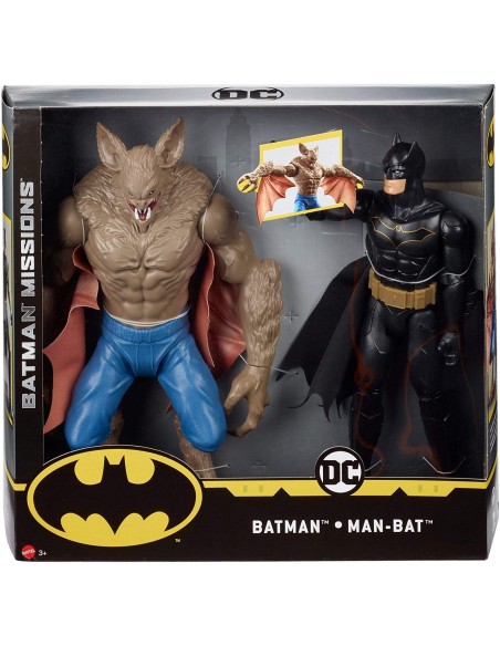 DC Comics - Characters-Batman vs. Man-Bat TOYFVM63 Mattel | Futurartshop.com