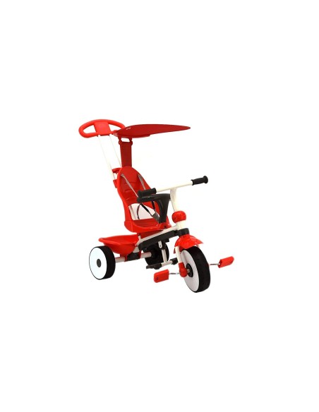 Triciclo in metallo 4 in1 con maniglia e parasole GLO905269 Globo | Futurartshop.com