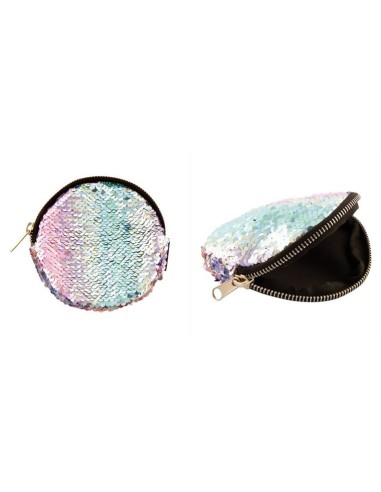 Magic sequin coin purse with clip pastel gradient CRAF77391 Crayola | Futurartshop.com