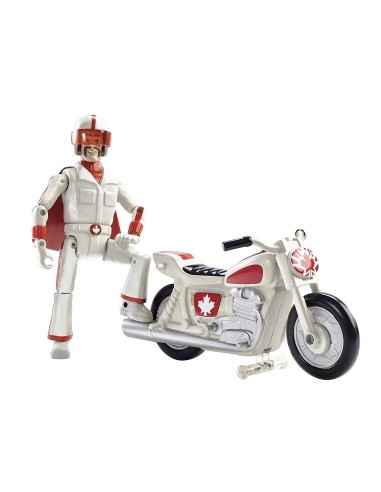 Toy Story 4 - Canuck racer and stunt with a motorcycle and launcher MATGFB55 Mattel | Futurartshop.com