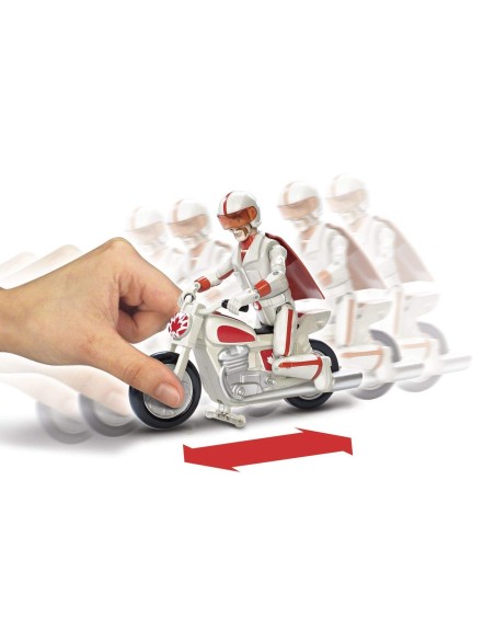 Toy Story 4 - Canuck racer and stunt with a motorcycle and launcher MATGFB55 Mattel | Futurartshop.com