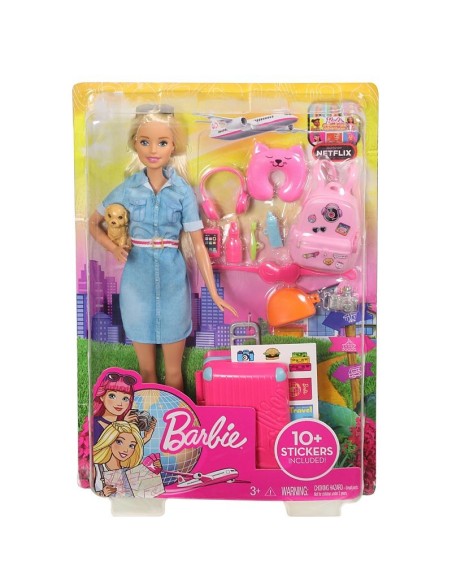 Barbie in viaggio con accessori MATFWV25 Mattel | Futurartshop.com