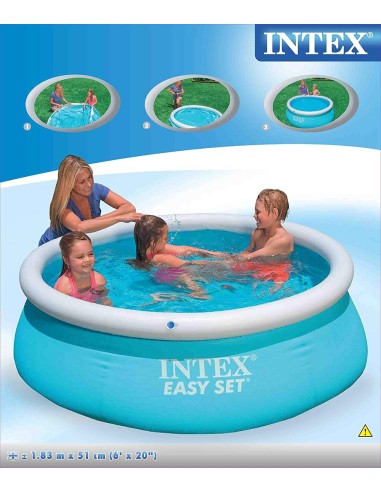Above ground swimming pool My First Easy EGO28101NP Intex | Futurartshop.com