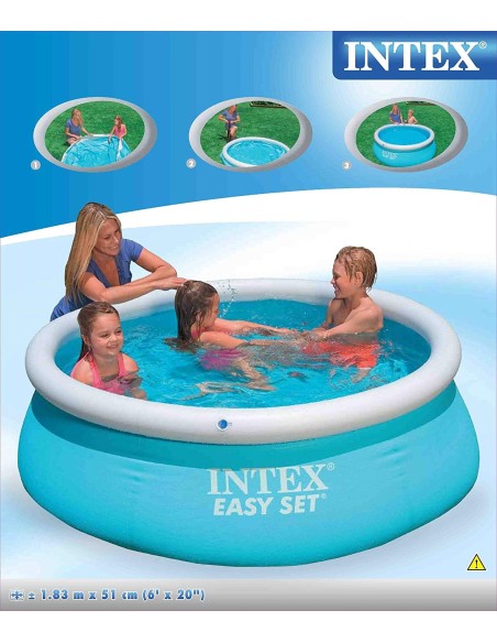 Above ground swimming pool My First Easy EGO28101NP Intex | Futurartshop.com
