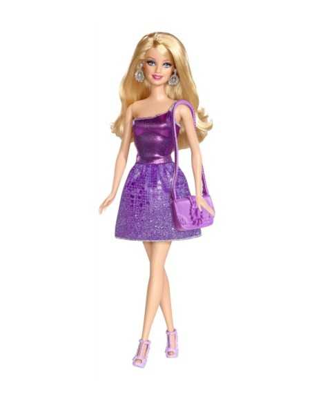 Barbie Glitz Purple dress MATT7580/BCN33 Mattel | Futurartshop.com