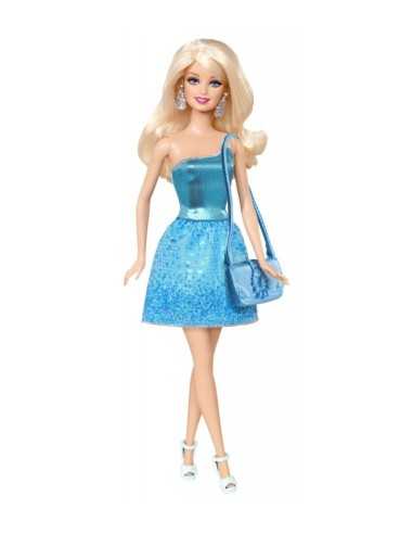 Barbie Glitz abito azzurro MATT7580/BCN34 Mattel | Futurartshop.com