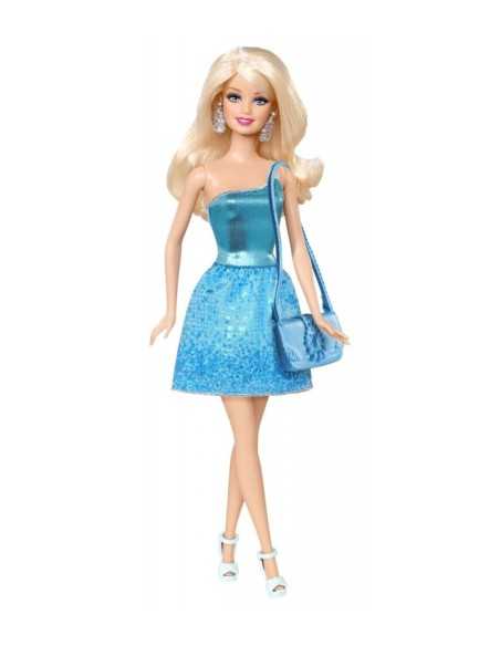 Barbie Glitz blue dress MATT7580/BCN34 Mattel | Futurartshop.com
