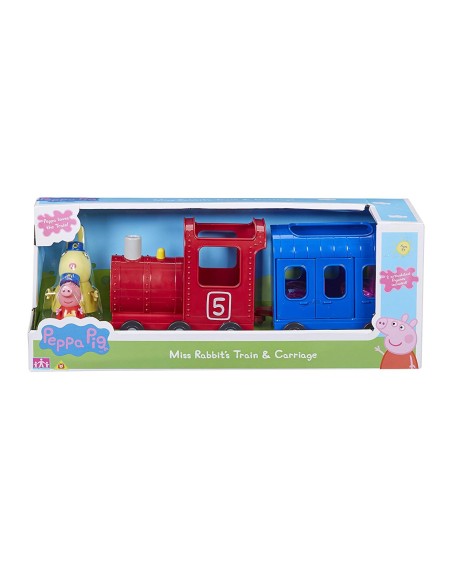 Peppa Pig - Treno miss coniglio e Peppa NDA06152 Giochi Preziosi | Futurartshop.com