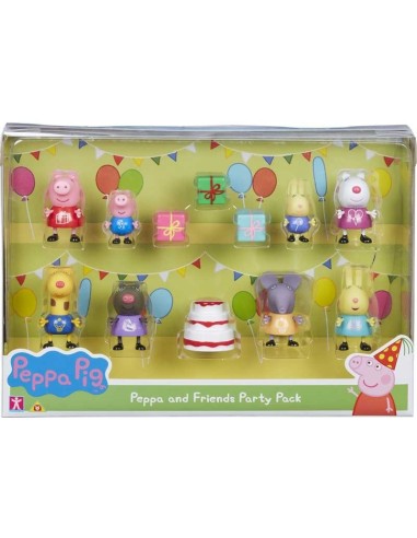 Peppa Pig - Party pack with 8 characters NDA06927 Giochi Preziosi | Futurartshop.com