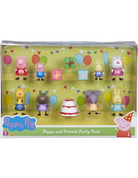 Peppa Pig - Party pack with 8 characters NDA06927 Giochi Preziosi | Futurartshop.com