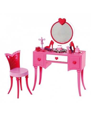 Barbie arredamenti basic specchiera e sedia  MATX7936/X7940 Mattel | Futurartshop.com