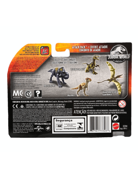 Jurassic World - Attack jurassic Velociraptor, the delta MATFPF11/GCR46 Mattel | Futurartshop.com