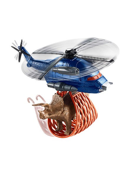 Jurassic World Trasportatori Dino - Triceratopo più elicottero TOYFMY31/FMY44 Mattel | Futurartshop.com