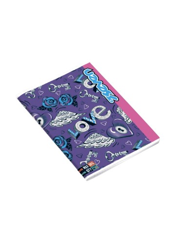 Quadernone rigo C seven girl 7.1 SEV501001913/C Seven | Futurartshop.com