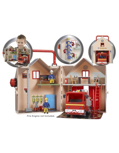 Sam the Fireman barracks deluxe portable NDA03372 Giochi Preziosi | Futurartshop.com