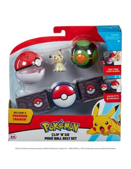 Pokemon clip'n go Poké Ball belt Mimikyu GIOPKE17000/2 Giochi Preziosi | Futurartshop.com