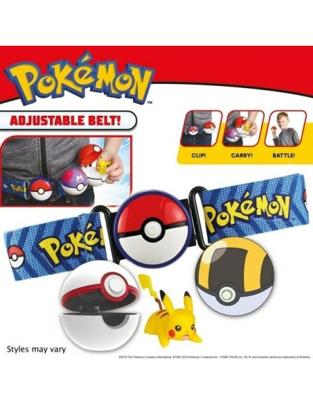 Pokemon clip'n go poké ball belt Pikachu GIOPKE17000/1 Giochi Preziosi | Futurartshop.com