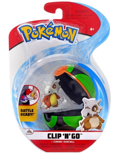 Pokemon clip'n go Cubone with ball GIOPKE13000 Giochi Preziosi | Futurartshop.com
